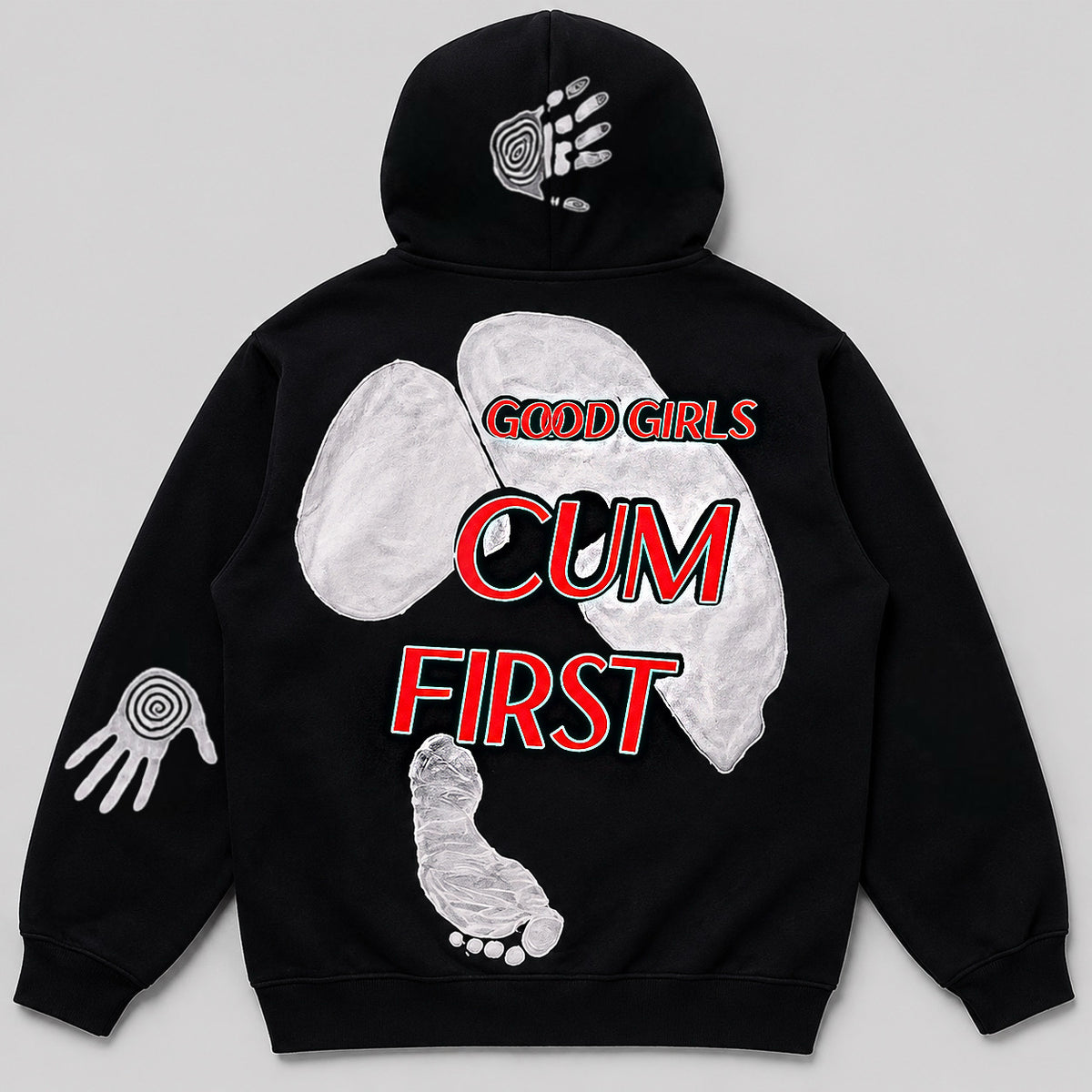 Good Girls Cum First Deluxe Hoodie